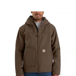 Carhartt Men's Brown Hooded Jacket